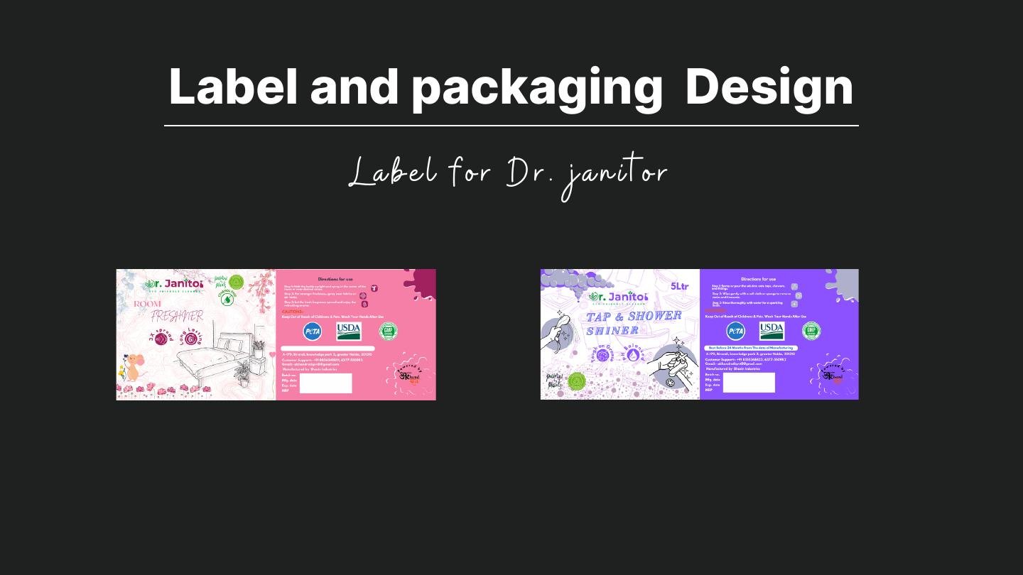 Dr. Janitor labels 3