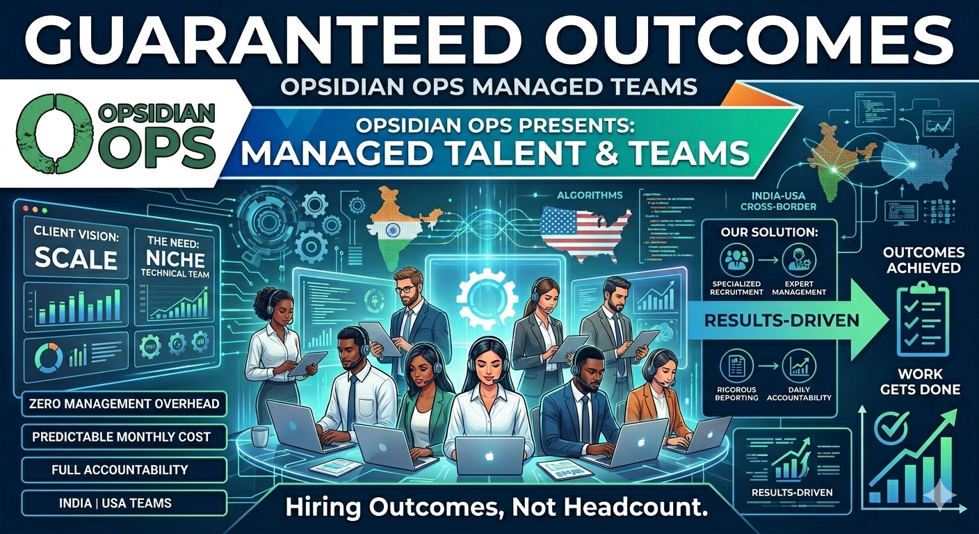 Stop Hiring Headcount, Start Hiring Outcomes: Opsidian Ops Launches Managed Teams